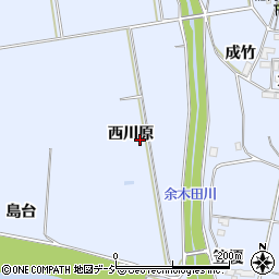 福島県いわき市富津町西川原周辺の地図