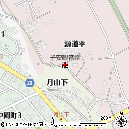 子安観音堂周辺の地図