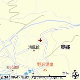 長野県下高井郡野沢温泉村麻釜周辺の地図