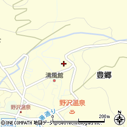 長野県野沢温泉村（下高井郡）麻釜周辺の地図