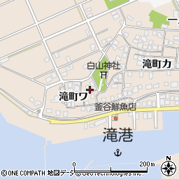 石川県羽咋市滝町ワ周辺の地図
