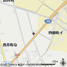 石川県羽咋市酒井町ラ周辺の地図