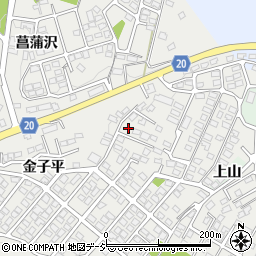 福島県いわき市東田町金子平139周辺の地図