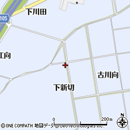 福島県いわき市山田町下新切周辺の地図