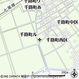 石川県羽咋市千路町ち周辺の地図