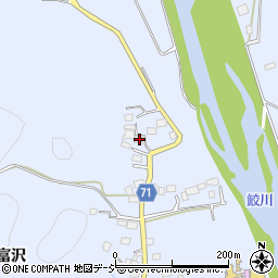 福島県いわき市川部町横根周辺の地図