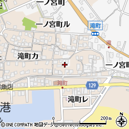 石川県羽咋市滝町レ周辺の地図
