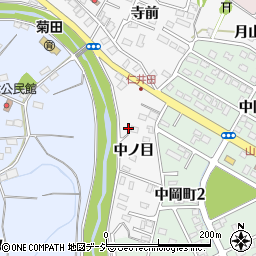 福島県いわき市仁井田町中ノ目22周辺の地図