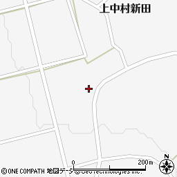 新潟県妙高市上中村新田827周辺の地図