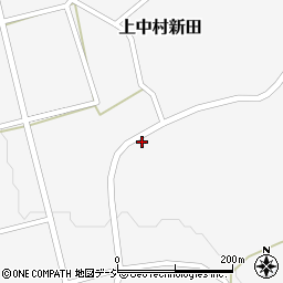 新潟県妙高市上中村新田852周辺の地図