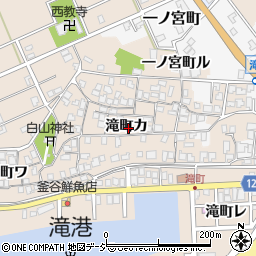 石川県羽咋市滝町カ周辺の地図