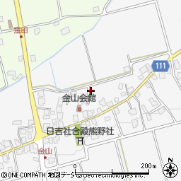 富山県下新川郡朝日町金山305周辺の地図