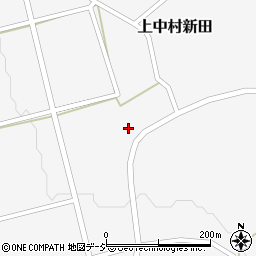 新潟県妙高市上中村新田821周辺の地図