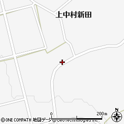 新潟県妙高市上中村新田831周辺の地図