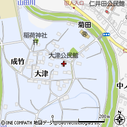 大津公民館周辺の地図