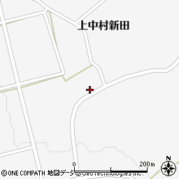 新潟県妙高市上中村新田832周辺の地図