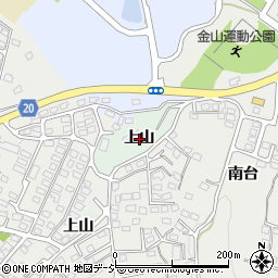 福島県いわき市岩間町上山周辺の地図