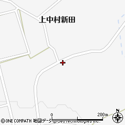 新潟県妙高市上中村新田849周辺の地図