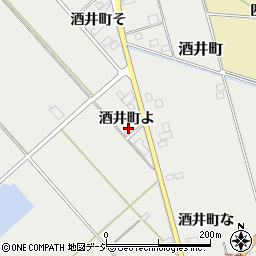石川県羽咋市酒井町（よ）周辺の地図