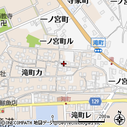 石川県羽咋市滝町レ11周辺の地図
