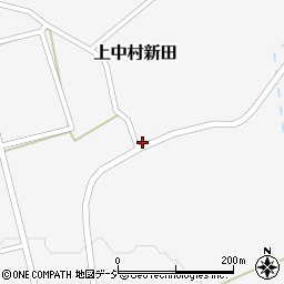 新潟県妙高市上中村新田834周辺の地図