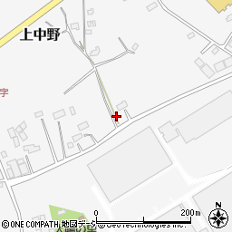 栃木県那須塩原市上中野366周辺の地図