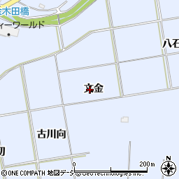 福島県いわき市富津町文金周辺の地図
