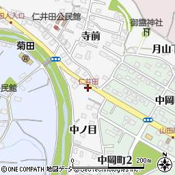 仁井田周辺の地図
