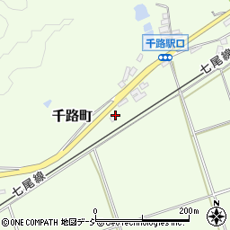 石川県羽咋市千路町レ周辺の地図