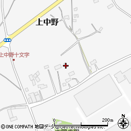 栃木県那須塩原市上中野315-4周辺の地図