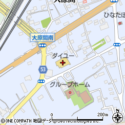 栃木県那須塩原市大原間193周辺の地図