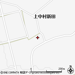 新潟県妙高市上中村新田815周辺の地図