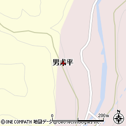 福島県いわき市田人町旅人男犬平周辺の地図