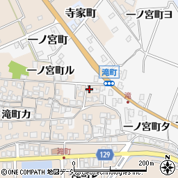 石川県羽咋市滝町レ38周辺の地図
