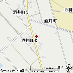 石川県羽咋市酒井町ね周辺の地図