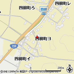 石川県羽咋市四柳町ヨ周辺の地図