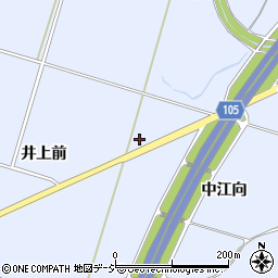福島県いわき市山田町中江向周辺の地図