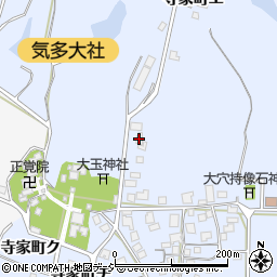 石川県羽咋市寺家町テ周辺の地図
