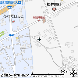 栃木県那須塩原市東小屋98-7周辺の地図