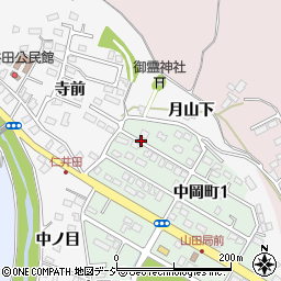 〒974-8251 福島県いわき市中岡町の地図