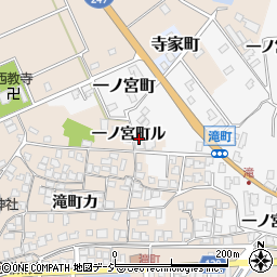 石川県羽咋市滝町レ1周辺の地図