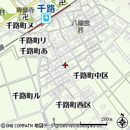 千路簡易郵便局周辺の地図