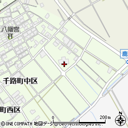 石川県羽咋市千路町は周辺の地図