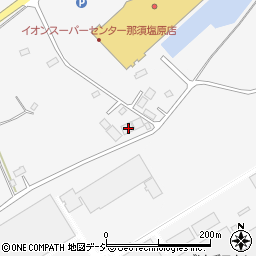 栃木県那須塩原市上中野381-7周辺の地図
