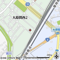 栃木県那須塩原市大原間西2丁目8-1周辺の地図