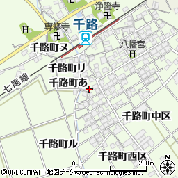 石川県羽咋市千路町チ13周辺の地図