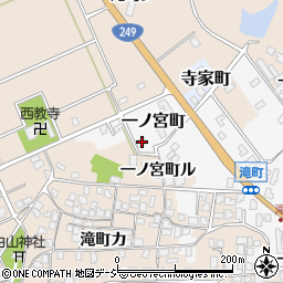 石川県羽咋市一ノ宮町42周辺の地図