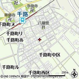 石川県羽咋市千路町中区周辺の地図