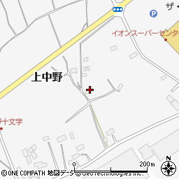 栃木県那須塩原市上中野360-2周辺の地図