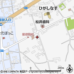 栃木県那須塩原市東小屋136周辺の地図
